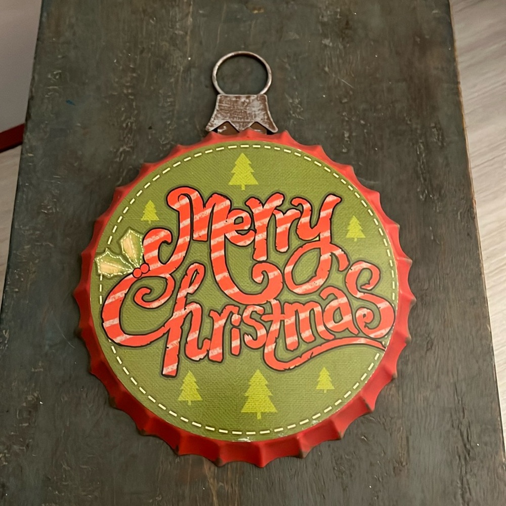 NEW Bottle- cap ornament